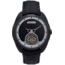 Heritor Automatic Roman Semi-Skeleton Leather-Band Watch, Black, One Size, HERHS2205