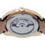 Heritor Automatic Roman Semi-Skeleton Leather-Band Watch, Gold/Brown, One Size, HERHS2203