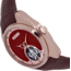 Heritor Automatic Roman Semi-Skeleton Leather-Band Watch, Rose Gold/Light Brown, One Size, HERHS2204
