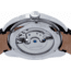 Heritor Automatic Roman Semi-Skeleton Leather-Band Watch, Silver/Black, One Size, HERHS2201