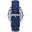 Heritor Automatic Roman Semi-Skeleton Leather-Band Watch, Silver/Navy, One Size, HERHS2202