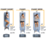 HEST Foamy Short Sleeping Pad, Blue, 64x25x3.9in, M23528BLU