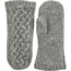 Hestra Freja Wool Mitts, Grey, 6, 63731-350-06