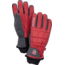 Hestra Henrik Leather Pro Model 5 Finger Glove - Unisex, Red/Grey, 07, 30820-560350-07