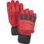 Hestra Leather Fall Line 5 Finger Glove, Red/Grey, 10, 31470-560350-10