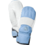 Hestra Leather Fall Line Mitt - Womens-Off White/Light Blue-6