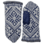 Hestra Nordic Wool Mittens, Navy/Grey, 6, 63921-280350-6