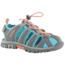 Hi-Tec Cove Jr Sandal - Kids-Cool Grey/Blue Curacoa/Papaya-12 Kid