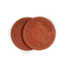 High Camp Flasks Leather Topo Coasters, 2 Pack, 3.5in Diameter, 4700324724783