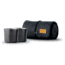 High Camp Flasks Torch Shot-Glass, 2 Pack w/ Wool Case, Gunmetal, 6oz, SG2Pg