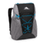 High Sierra Pack-N-Go 2 18L Sport Backpack, Black/Charcoal/Pool, 18.0inx 11.0inx 8.0in, 63906-4415