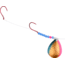 Hildebrandt Hammer Time Walleye Spinner, Freshwater, Double Hook Number 4 Blade, Boy Girl 12/Pkg, 574U-BOYG