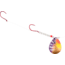 Hildebrandt Hammer Time Walleye Spinner, Freshwater, Double Hook, Number 4 Blade, Purple Perch, 12/Pkg, 574U-PPER