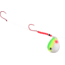 Hildebrandt Hammer Time Walleye Spinner, Freshwater, Double Hook, Number 4 Blade, Yellow Tail, 12/Pkg, 574U-YT