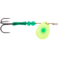 Hildebrandt Salmon Spinner, SZ 3.5, Chartreuse Green Dot Blade, SZ 1 Treble Hook, 335-CGDCB