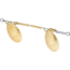 Hildebrandt Standard Spinner/Attractor, Single Blade, Gold, #1, 2 Pack, 1HG