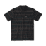 HippyTree Mens Culver Polo, Heather Black, Large, 2206-HEATHER BLACK-L