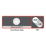 Coast HL6 LED 153 Lumens 3AAA Headlamp, Black/Red - Box Pack 19268