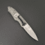 Hoffner Knives 2.8in Snap Folding Knife, 6.8in, Smooth Edge, Dark Ops Handle, Silver Finish, FK-S2SBS-CDO