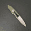 Hoffner Knives 2.8in Snap Folding Knife, 6.8in, Smooth Edge, Olive Handle, Silver Finish, FK-S2SBS-FO