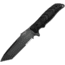 Hogue Fray 4.2in Fixed Blade Knife, Black, NSN 1095-01-466-8569, 55349