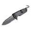 Hogue HK Karma 3.75in First Response Tool Folder Spear Point Blade, Partially Serrated Flipper, Black Finish, G10 Scales, Black 54210