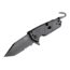 Hogue HK Karma 3.75in First Response Tool Folder Tanto Blade, Partially Serrated Flipper, Black Finish, G10 Scales, Black 54200