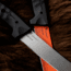 Hogue Bone Flex 7.125in Fixed Blade Knife, Stainless Steel Blade, Nylon Handle, Tumbled, Black, 35750