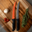 Hogue Bone Flex 7.125in Fixed Blade Knife, Stainless Steel Blade, Nylon Handle, Hi-Viz Orange Cerakote, Black, 35757