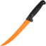 Hogue Bone Flex 7.125in Fixed Blade Knife, Stainless Steel Blade, Nylon Handle, Hi-Viz Orange Cerakote, Black, 35757