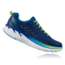Hoka Mens Clifton 4 Road Running Shoe, True Blue/Jasmine Green, 7 US, 1016723-TBJGR-7