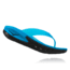 Hoka Mens Ora Recovery Flip Sandal, Black/Process Blue, 10 US, 1018352-BPSB-10