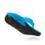 Hoka Mens Ora Recovery Flip Sandal, Black/Process Blue, 10 US, 1018352-BPSB-10