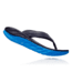 Hoka Ora Recovery Flip Casual Sandals - Mens, Ebony/Dresden Blue, Medium, 7, 1099675-EDNB-7
