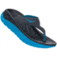 Hoka Ora Recovery Flip Casual Sandals - Women's, Ebony/Dresden Blue, Medium, 7, 1099676-EDNB-7