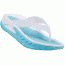 Hoka Ora Recovery Flip Sandal - Women's, White/Blue Topaz, Medium, 9