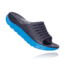 Hoka Ora Recovery Slide 2 Casual Sandals - Mens, Ebony/Dresden Blue, Medium, 7, 1099673-EDNB-7