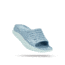 Hoka Ora Recovery Slide Shoes - Women's, Blue Fog / Blue Glass, 11, 1099674-BFBG-11