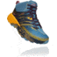 Hoka Speedgoat 2 Mid GTX Hiking Shoes - Women's, Provincial Blue / Saffron, 8, 1106533-PBSF-08