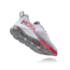 Hoka Womens Mach Road Running Shoe, White/Hibiscus, 6 US, 1019280-WHHB-6