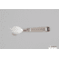 Hopkins Hammered Spoon w/Bucktail Single Hook, Stainless Steel, 2oz, 4 1/4in, 3.5SBW