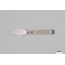 Hopkins Hammered Spoon w/Bucktail Treble Hook, Stainless Steel, 1 1/4oz, 3 1/2in, 3BW