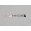 Hopkins Hammered Spoon w/Bucktail Treble Hook, Stainless Steel, 2oz, 4 1/4in, 3.5BW
