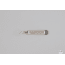 Hopkins Hammered Spoon w/Plain Treble, Stainless Steel, 2oz, 4 1/4in, 3.5