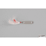 Hopkins Shorty Hammered Spoon w/Bucktail Treble, Stainless Steel, 1/4oz, 1 3/4in, S1BW