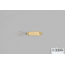 Hopkins Shorty Hammered Spoon w/Plain Treble, Gold, 1/8oz, 1 1/2in, 1/2SG