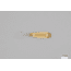 Hopkins Shorty Hammered Spoon w/Plain Treble, Gold, 3/4oz, 2 1/2in, 75G