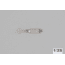 Hopkins Shorty Hammered Spoon w/Plain Treble, Stainless Steel, 1/8oz, 1 1/2in, 1/2S