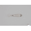 Hopkins Shorty Hammered Spoon w/Plain Treble, Stainless Steel, 5/8oz, 2 1/2in, 58