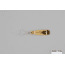 Hopkins Shorty Smoothie Spoon w/Plain Treble, Gold Plain, 3/4oz, 2 1/2in, SM75G